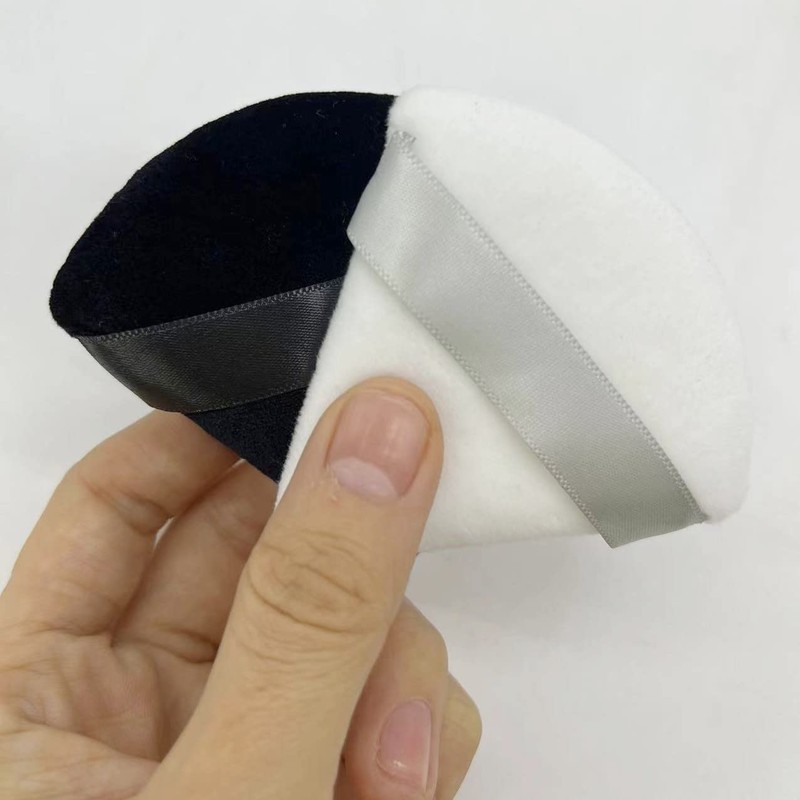 BeeSpring 2 Pcs Hot Soft Cotton Makeup Puffs Mini Face