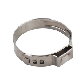 kimllier 50pcs 1 Inch Cinch Clamps, Stainless Steel Fittings Crimp Rings Pinch Clamps for Tubing Hose Fitting Connections 25.4-28.5mm