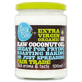 Lucy Bee Extra Virgin Fair Trade Organic Raw Coconut Oil, 500 ml