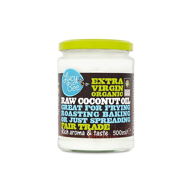 Lucy Bee Extra Virgin Fair Trade Organic Raw Coconut Oil,