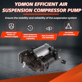 YDMON Bomba de compresor de suspensin neumtica, compatible con Mercedes GL-Class X166 GL 350 GL450 GL500 GL550 M-Class W166 ML250 ML 350 2013 2014... 