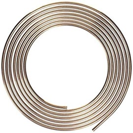 AGS Nickel/Copper Brake/Fuel/Transmission Line Tubing Coil, 3/8" x 25'