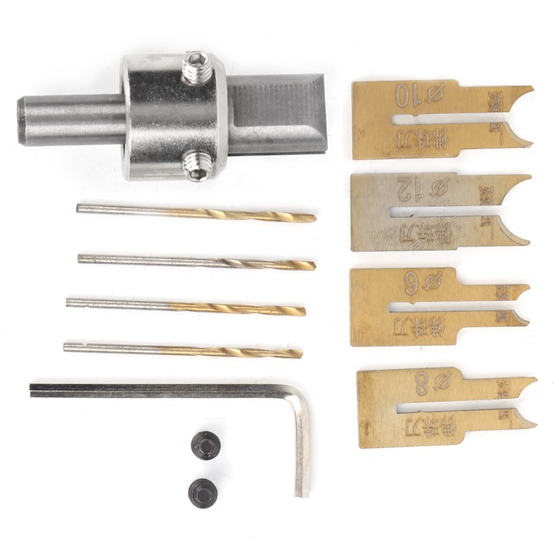 12PCs Bead Milling Cutter Set Woodworking Tool Router Bit Hardware