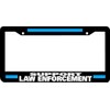 License Plate Frame for Support Law Enforcement Police Thin Blue line Officer