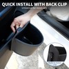 Koongloong 2PCS Car Cup Holder Clip on Door Back Seat