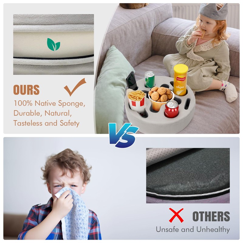Couch Cup Holder-Sofa Cup Holder Pillow | Couch Caddy Buddy