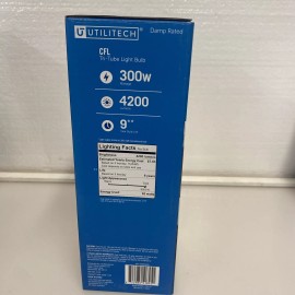 Utilitech New Utilitech E-39 BASE 300w #0933409 CFL Replacement Daylight Bulb NonDimmable