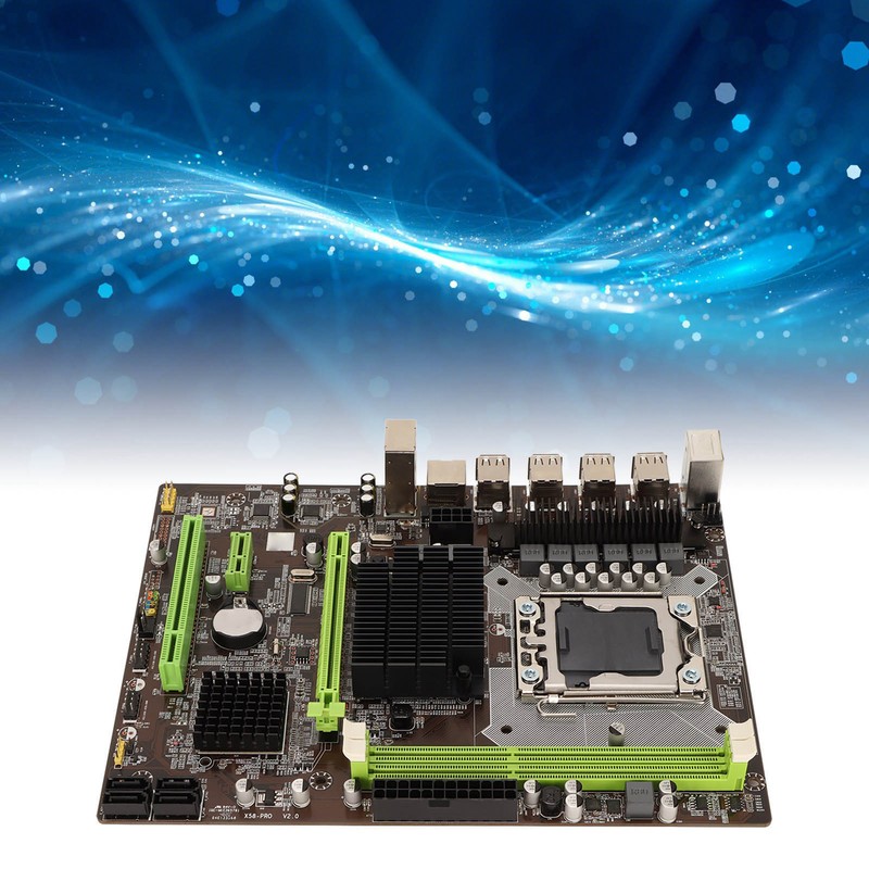 X58 Pro DDR3 Motherboard Dual Channel 2 DDR3 4 SATA2.0
