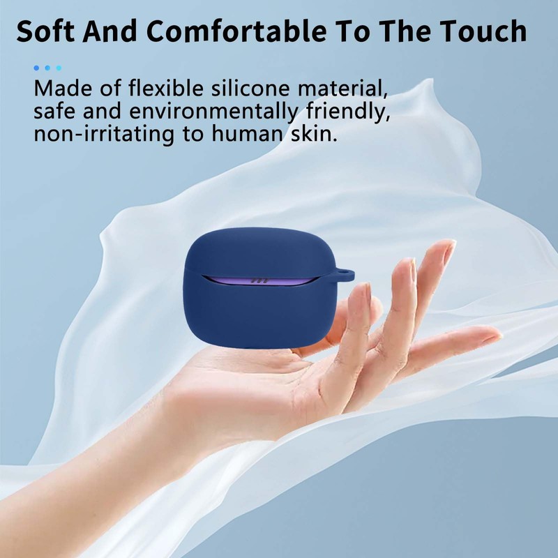 for JBL Tune Beam 2 Case Cover,NOUKAJU Earphone Protective Cover(with