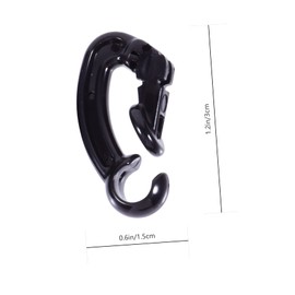 TEHAUX 2pcs Slip Earbud Clips for Lost Earphone Holders Secure Fit for Sports and Daily Wear Earbud Accessory