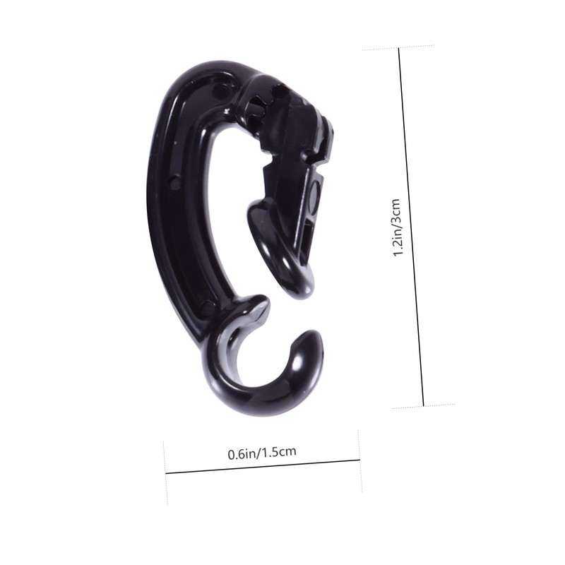 TEHAUX 2pcs Slip Earbud Clips for Lost Earphone Holders Secure