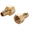 Poppstar 2x Compressed Air Plug Nipple NW 7.2 with 3/8