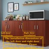 Double Door Cabinet Lock with Double Deadbolt [Keyed Alike] -