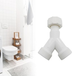 YZYDF 3/4 Y Splitter Connector Convenient & Y Shape Connector Plastic for Washing Machine & Dishwasher, 8.1cm, As Pic Shows