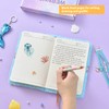 Plush Mermaid Notebook Set - Glitter Diary for Kids Embroidery