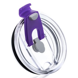 Prurex 20 oz Tumbler Lids,Replacement Lid for 20 oz Yeti Rambler,Old Style Rtic and More,Straw Friendly, 20 oz Tumbler,Cup Cover (Dark Purple)