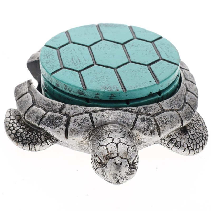 Sea Turtle Coaster Set - Nautical Ocean Beach Coastal Decor
