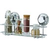Compactor Bestlock Wall Mounted Small Kitchen Spice Rack, Suction Cup