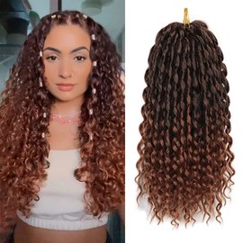 5 Packs Passion Twist Crochet Braid Hair 16" Deep Wave Crochet Hair for Women Long Wavy Crochet Synthetic Hair Extensions (16", 4/30) londe