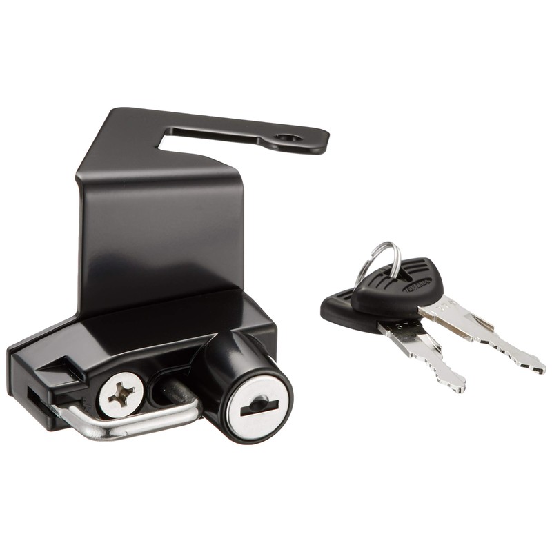 Kijima Honda 303-1596 Motorcycle Helmet Lock Holder, Black, Super Cub