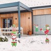 Christmas Elf Garden Stake Christmas Metal Gnome Yard Stake Wrought