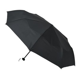 WEB Limited 10351 3 Second Urawaza Umbrella, Rain Umbrella, Large, UV Wide, Folding Umbrella, 23.6 inches (60 cm), Plain, Black