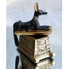 Ebros Gift エブロス エジプトの神 象形文字 アヌビス 犬 エジプトのミニチュア カルトゥーシュ ボックス