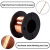 5 Rolls 15M Enameled Wire, 0.1mm*15M Enameled Copper Wire Magnet
