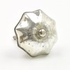 Mottled Silver Star Glass Knob, Pull, Handle, for Cupboards, Doors,