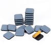 GINOYA Teflon Furniture Sliders, 20pcs 1inch Square Stick Furniture Glides