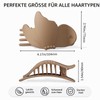 Amlaidu Flat Hair Clips, Large Hair Gripper for Thick and