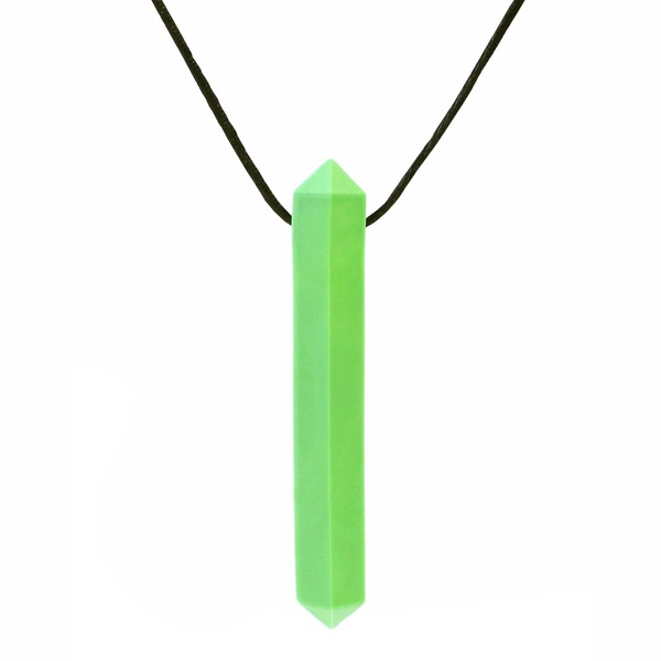 ARK's Krypto-Bite XT Chewable Gem Necklace Chew Jewelry (Extra Tough, Green) by ARK Therapeutic