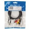 Valueline 1m 5 Pin Din Male to 4x RCA Male