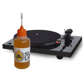 USB Slick Liquid Lube Bearings BEST Lubricant 100% Synthetic Oil for USB Turntables - Slick Liquid Oil Only