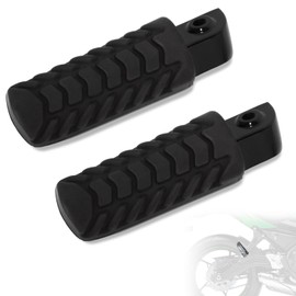 FOVPLUE Rear Passenger Footrests Foot Pegs for Kawasaki Ninja 650/Z650 2017-2024,Black
