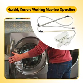 Upgraded Washer Lid Lock Fit for Whirlpool Kenmore Maytag Washing Machine WTW7500GC2 WTW8500DC5 WTW8500DC1 WTW8500DR0 WTW7500GW2 MVWB835DC3 MVWB765FW4 MVWB765FC3 11029133414 11029133413