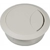 ToniTec® Cable Feed-Through Cable Box Cable Grommet Plastic 60 mm 80 mm White