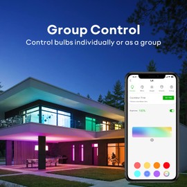 VOCOlinc Smart Light Bulb Works with Apple Homekit, Alexa, Google Home, Full Color Changing WiFi LED Bulbs, 850 Lumens Dimmable Multicolor 2200K-7000K, A21, 9.5W, 3 Pack