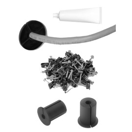 honecumi Starlink Cable Mounting Kit, Beciety Starlink Cable Routing Kit, with Wall Wire Clips, Starlink Mount, Starlink Accessories, Starlink Roof Mount, Starlink Internet Kit Satellite