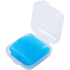 1 Box/6 Pcs Square Diamond Painting Clay Diamond Art Glue Painting Wax Drilling Mud Diamond Painting Wax with Storage Box, Tools and Accessories (2.5 x 2.5 cm) (Blue)