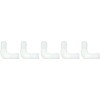 Audiofan Hose Tube Fittings L Shape Joint Diameter 0.3 inch