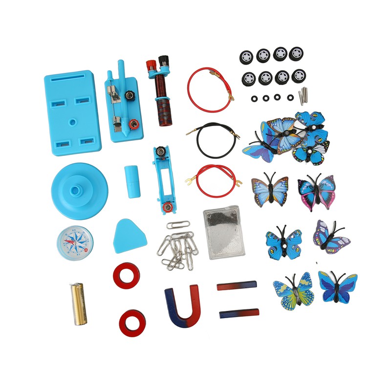 Science Magnet Set Physics Experiments Toys Kit Educational Interactive Electromagnet