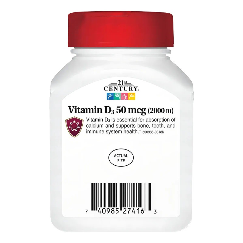 Vitamina 21st Century Mcg 2000 110 Tabs Sabor
