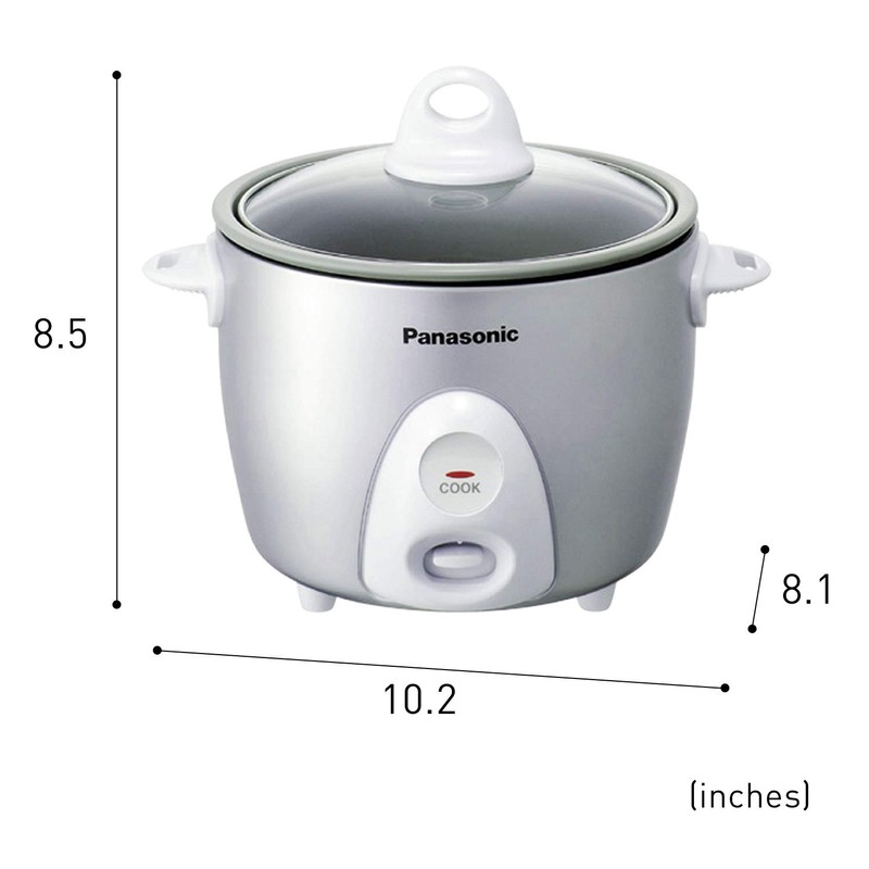 Panasonic Rice Cooker, Steamer & Multi-Cooker, 6-Cups (Cooked), 3-Cups (Uncooked),