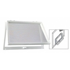 C.R. LAURENCE 828W CRL White Plastic Screen Wicket