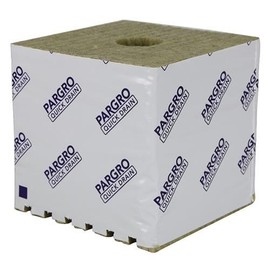 Grodan Pargro Quick Drain Jumbo Gro-Block (6 in x 6 in x 6 in) w/ Hole - 1 Block