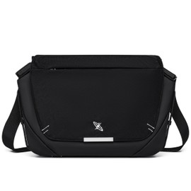 FSD WG Shoulder Bag, Men's, Crossbody Bag, Large Capacity, Waterproof, Street Fashion, Popular, Lightweight, Simple, Work, School, Travel, Outdoor, Black, M