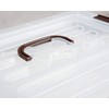 YYXB 4 Pack-Plastic Storage Bins with Lids and Handle, Clear