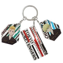 Tokyo Revengers [Keyring] 3 Charm Keychain/Hanagaki Martial Arts + Chifuyu Matsuno Shonen Magazine
