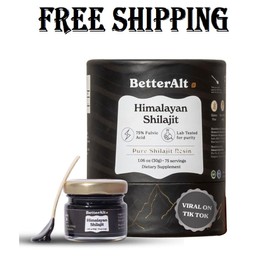 Pure BetterAlt Pure Himalayan Shilajit Resin High Potency Gold Grade for Men & women